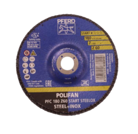 DISCO LAMINADO 7 GRANO 60 START STEELOX